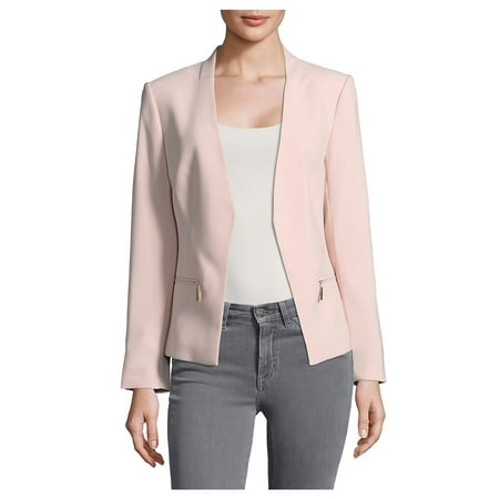 Marc New York Quilted Jacket - Collarless Open-Front Jacket