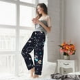 thumbnail image 5 of Salouo Galaxy2 Print Women's Pajama Pants Casual Loose Sweatpants PJs Flowy Pants Drawstring Palazzo for Women Wide Leg Pants Lounge Pajama -Medium, 5 of 8