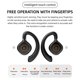 thumbnail image 4 of Bearachild Auricular compatible con Bluetooth con caja de carga Conducción Corriendo Auriculares con reducción de ruido Micrófono Auricular Cables de audio/vídeo Negro, 4 of 6
