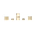 thumbnail image 2 of Fitting 3/16inch Compression Fitting Copper Compression Tube Fitting Brake Line Adapter Fittings for Trucks Trailers 5pack, 2 of 7
