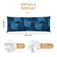 thumbnail image 2 of KLL Ultra Soft Microfiber Body Pillow Cover/Pillowcases 20"x54" with Hidden Zipper Closure-Stingray, 2 of 5