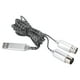 thumbnail image 4 of Cable Midi, Cable de piano Electrónico de Vaina tpe para equipos de audio para sintetizador, 4 of 7