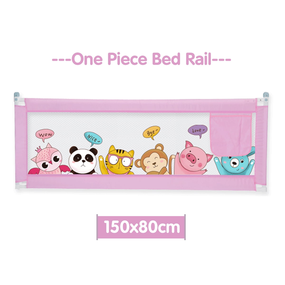 Baby Guard Bed Rail Toddler Safety Adjustable Kids Infant Bed Extra