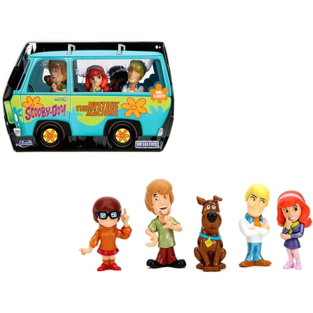 Set of 5 Diecast Figures "Scooby-Doo" TV Series "Metalfigs" Series Diecast Models by Jada