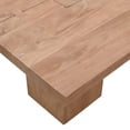 thumbnail image 6 of Sequoia 79" Rustic Modern Luxury Solid Wood Butcher Block Double Pedestal Dining Table with Butterfly Joint Inlay, 6 of 9