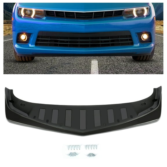 Kojem Front Bumper Lip for 2014 2015 Chevy Camaro Under Chin Spoiler Splitter Plastic Black Z28 Style