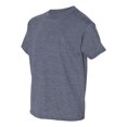 thumbnail image 2 of Softstyle Youth T-Shirt, M, Heather Navy, 2 of 3