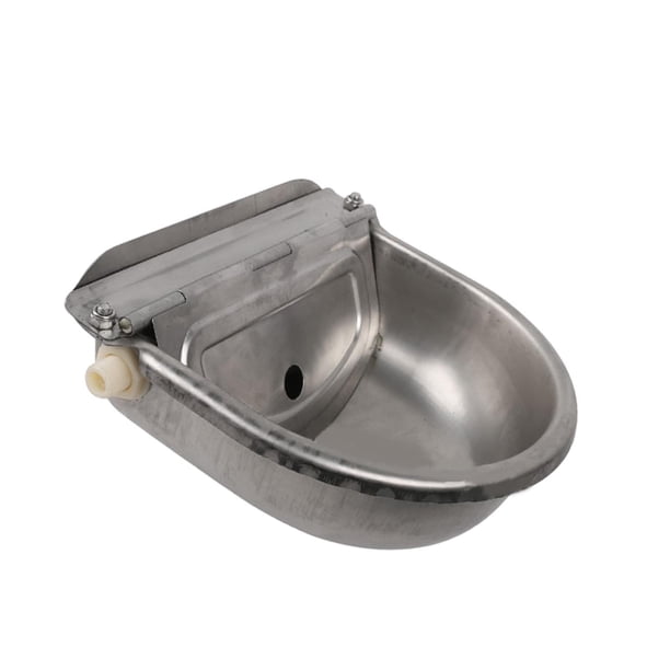 Comedero automático de agua para vacas, comedero de acero inoxidable para animales de granja, bebedero para ovejas, perros, lechones 1024 x 984 x 394 pulgadas