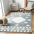 thumbnail image 3 of SAFAVIEH Aspen Kerry Geometric Area Rug, Dark Grey/Ivory, 8' x 10', 3 of 8