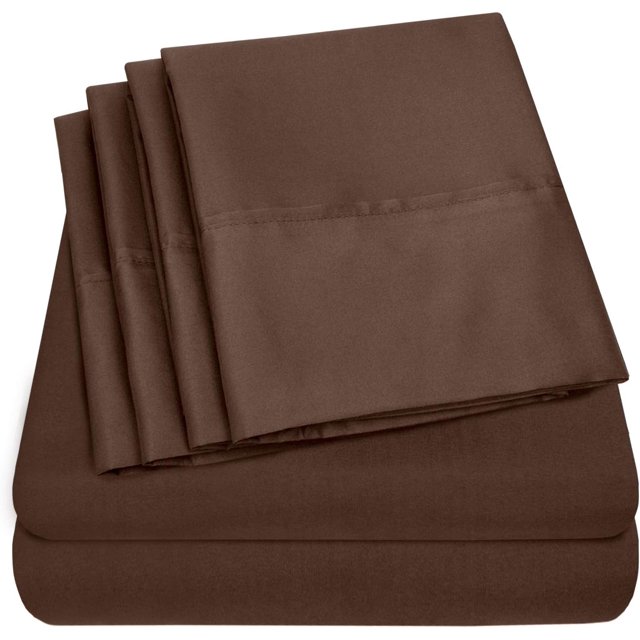 Piece Thread Count Egyptian Quality Deep Pocket Bed Sheet Set Pillow Cases Queen