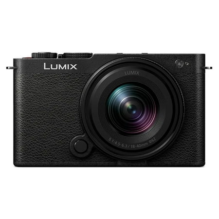 Panasonic LUMIX S9 Mirrorless Camera with 18-40mm f/4.5-6.3 Lens, Black