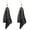 Black, variant on Grandest Birch Women Sequins Mesh Dangle Drop Hook Earrings Club Evening Party Jewelry Alloy Silver