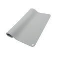 thumbnail image 4 of Tapete de silicona impermeable para comida de mascotas, tapete para beber, toallita para limpiar, tapete para cuenco de agua para perros con borde Gris claro, 4 of 9