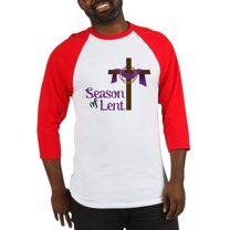 CafePress - Season Of Lent Baseball Jersey - Cotton Baseball Jersey, 3/4 Raglan Sleeve Shirt