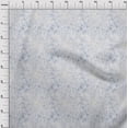 thumbnail image 4 of oneOone Rayon Light Blue Fabric Abstract Line Drawing Floral Fabric For Sewing Printed Craft Fabric By The Yard 56 Inch Wide, 4 of 5