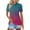Hot Pink,#099, variant on Womens Gradient Polo Shirts Performance Tech Short Sleeve Moisture Wicking Quick-Dry Sport Golf Tennis T-Shirts,XL