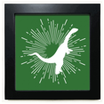 thumbnail image 1 of Standing Grazing Animals Art Deco Fashion Black Square Frame Picture Wall Tabletop, 1 of 3