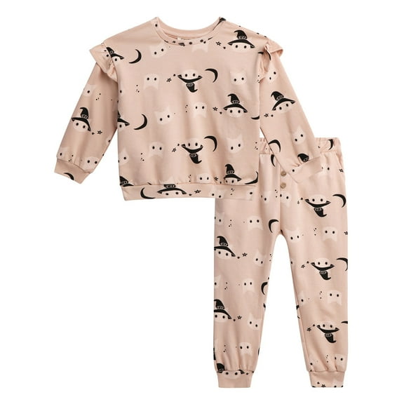 Jessica Simpson Girls Matching Halloween Outfit Set, Sizes 4-8