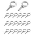 thumbnail image 1 of Eye Bolt QWORK 1/4, 20 x 1, acero inoxidable de grado marino, paquete de 20, 1 of 8
