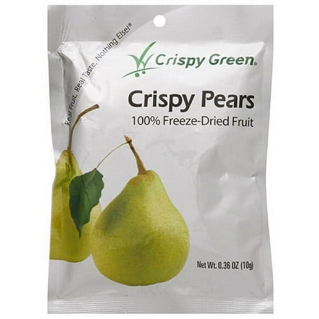 Crispy Green 100% Freeze-Dried Asian Pears, 0.36 oz (Pack of 12)