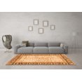 thumbnail image 3 of Ahgly Company Indoor Square Abstract Orange Modern Area Rugs, 7' Square, 3 of 4