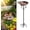 double bowl 51in, variant on 50" Tall Metal Bird Bath for Outside with Small Feeder Bowl, 2-in-1 Removable Birdbath Bowl, Heavy-Duty Easy Clean Garden Yard Lawn Patio Decor, Rust-Proof