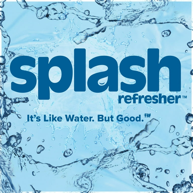 Splash Refresher Acai Grape Flavored Water, 16.9 fl oz, 6 Pack