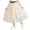 White, variant on Antinious Girls Solid Elastic Waist Mesh Multi Ruffle Stylish Versatile Mid-Calf Skirts