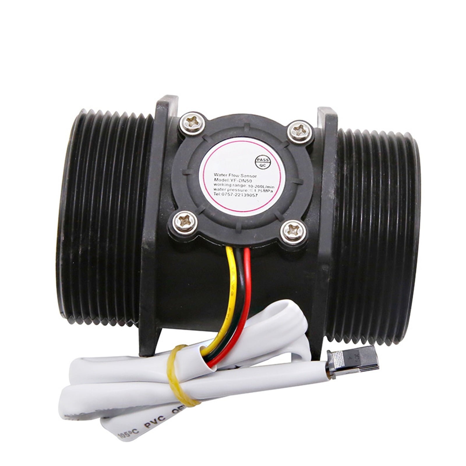 2" Water Flow Sensor, Hall Flow Sensor Flow Meter, 2.0MPa Water Flow Sensor Switch DC 5-18V ,Simple To Operate
