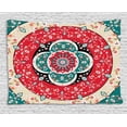 thumbnail image 1 of Turkish Pattern Tapestry, Circles with Little Pink Blossoms Traditional Floral Design Spring Inspired, Wall Hanging for Bedroom Living Room Dorm Decor, 80W X 60L Inches, Multicolor, by Ambesonne, 1 of 2