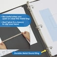 thumbnail image 6 of BAZIC 3 Ring Binder 1/2" Economy View Binders Black, Hold 100 Sheets, 12-Count, 6 of 8