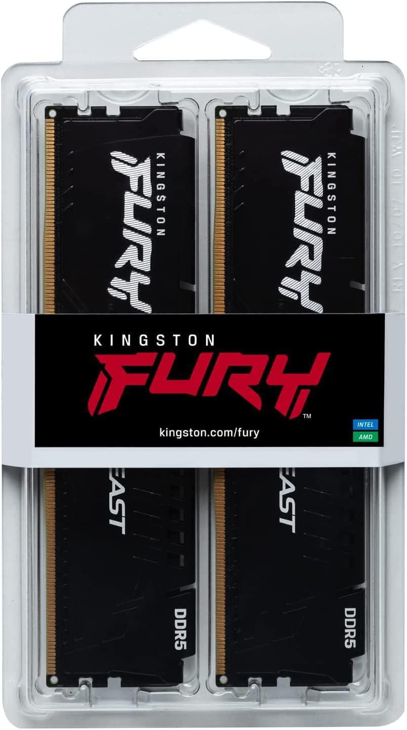 Kingston Fury Beast DDR5 32GB (2x16GB) 5200MHz CL40 DIMM Desktop