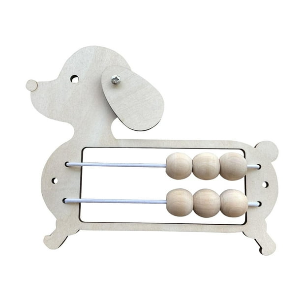 Tableros de actividades sensoriales, rompecabezas, material de tablero de actividades para niñas en edad preescolar de guardería Cachorro