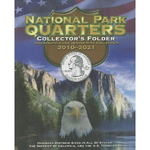 National Park Quarters Collector's Folder: Philadelphia and Denver Mint Collection 2010-2021