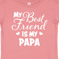 thumbnail image 4 of Inktastic My Best Friend is My Papa with Hearts Boys or Girls Baby T-Shirt, 4 of 5