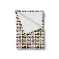thumbnail image 2 of Cupcake Soft Flannel Fleece Blanket, Chocolare Muffin Vanilla Cream Lemon Mocha Strawberry Flavors Bakery Pastry Theme, Cozy Plush for Indoor and Outdoor Use, 50" x 70", Multicolor, by Ambesonne, 2 of 6