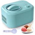 thumbnail image 1 of Costway Ice Cream Maker 1.1 QT Automatic Frozen Dessert Machine w/ Spoon Green, 1 of 10