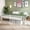 White, variant on Eavesince 14in Full Size Bed Frame with Headboard and Footboard, Black