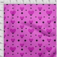 thumbnail image 4 of oneOone Tissu Polyester Spandex Rose Fuchsia Kawai Matériel de Robe Tissu Imprimé Tissu au Mètre 56 Pouces de Large, 4 of 5