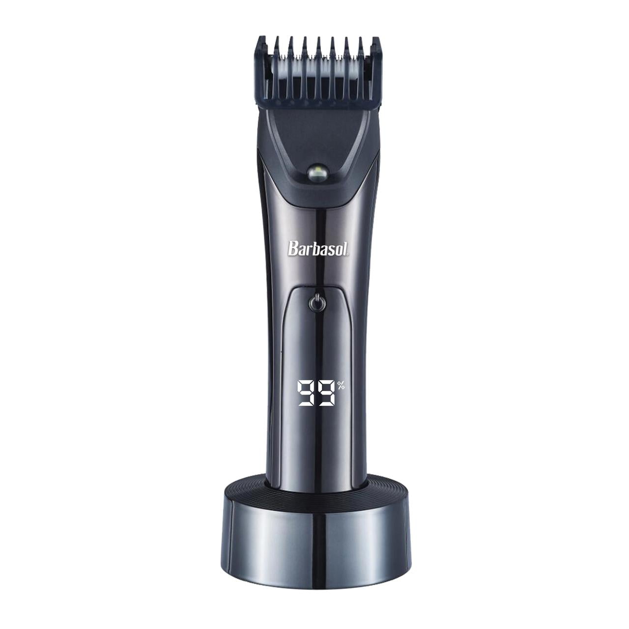 Barbasol Rechargeable LCD Beard Trimmer with Ceramic Blade and LED Light