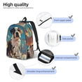 thumbnail image 3 of Rocae Colorful Sky Puppy for Canvas College Laptop Backpack for Men Women-Medium, 3 of 5
