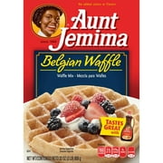 Angle View: Aunt Jemima Belgian Waffle Mix, 32 oz Box