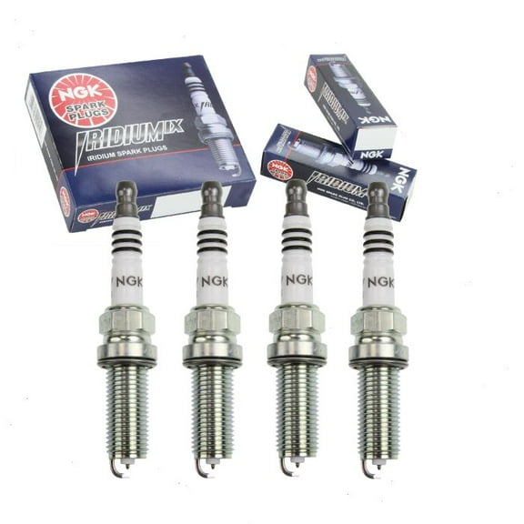 4 pc NGK Iridium IX Spark Plugs compatible with Mazda MX-5 Miata 2.0L L4 2016-2020
