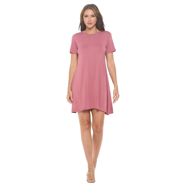 womens off the shoulder dress Zabbarra Off The Shoulder Mini Dress | Light Pink | Womens main image 1