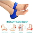 thumbnail image 7 of Promifun Plantar Fasciitis Heel Cup Protectors - Heel Cups for Heel Spur,Achilles Tendinitis,Cracked Heels,Heel Pain Relief Products - Gel Heel Cushion Pads,Blue,Small(W 4.5-9 / M 5-8), 7 of 7