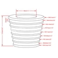thumbnail image 4 of Patio Table Umbrella Tapered Wedge Ring Plug Fits Umbrella Pole Diameter 38mm for Terrace Table Hole Opening or Parasol Base Stand, 4 of 5