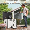 thumbnail image 4 of GDLF Duck Coop for Outside, Weatherproof Duck House with Easy-Clean Design & Ventilation – Plastic Night Shelter for Backyard Ducks (2–3 Ducks), 4 of 8