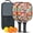 Pioneer Flower Floral-1, variant on Pickleball Paddles Set,Pioneer Flower Floral Print Pattern Fiberglass Surface Pickleball Racket Set with 2 Indoor Outdoor Pickleball Balls and Pickleball Bag,Pickle-ball Equipment