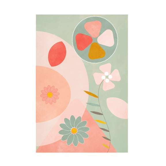 Trademark Fine Art Ana Rut Bre Friendly Colors 3 Canvas Wall Art