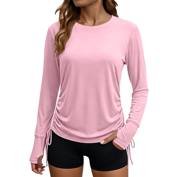 SuDongPo Women's UPF50 Rash Guard SPF Long Sleeve Swimsuits Top UV Sun Protection Swim Shirts for Woman
